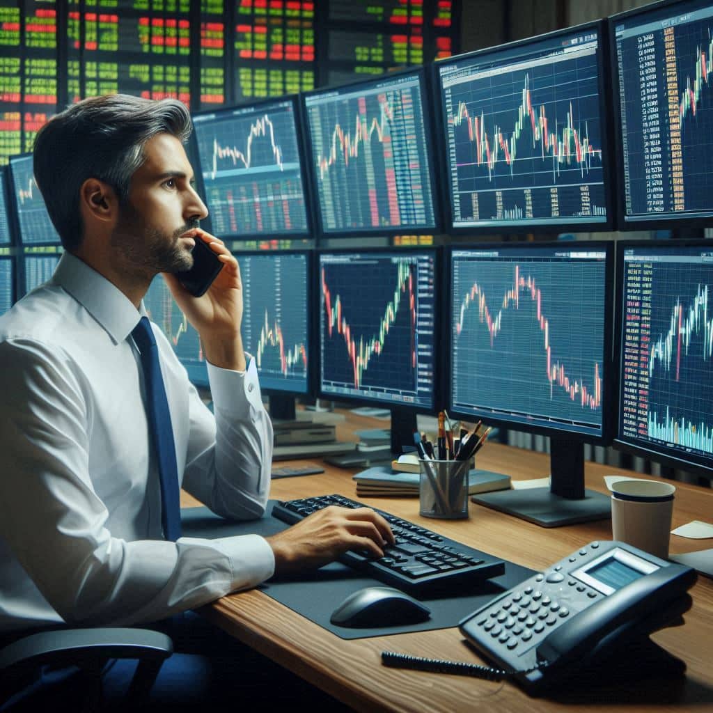 How do you trade a bearish broadening formation in forex trading?