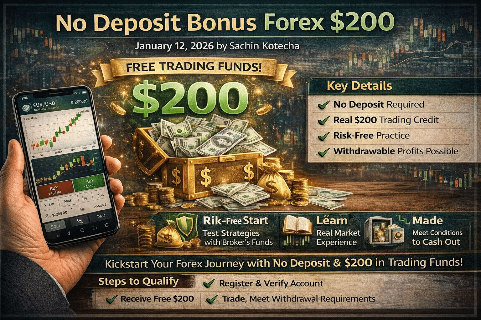 No Deposit Bonus Forex $200